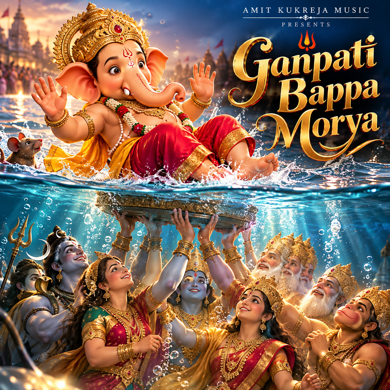 ganesha’s divine water celebration